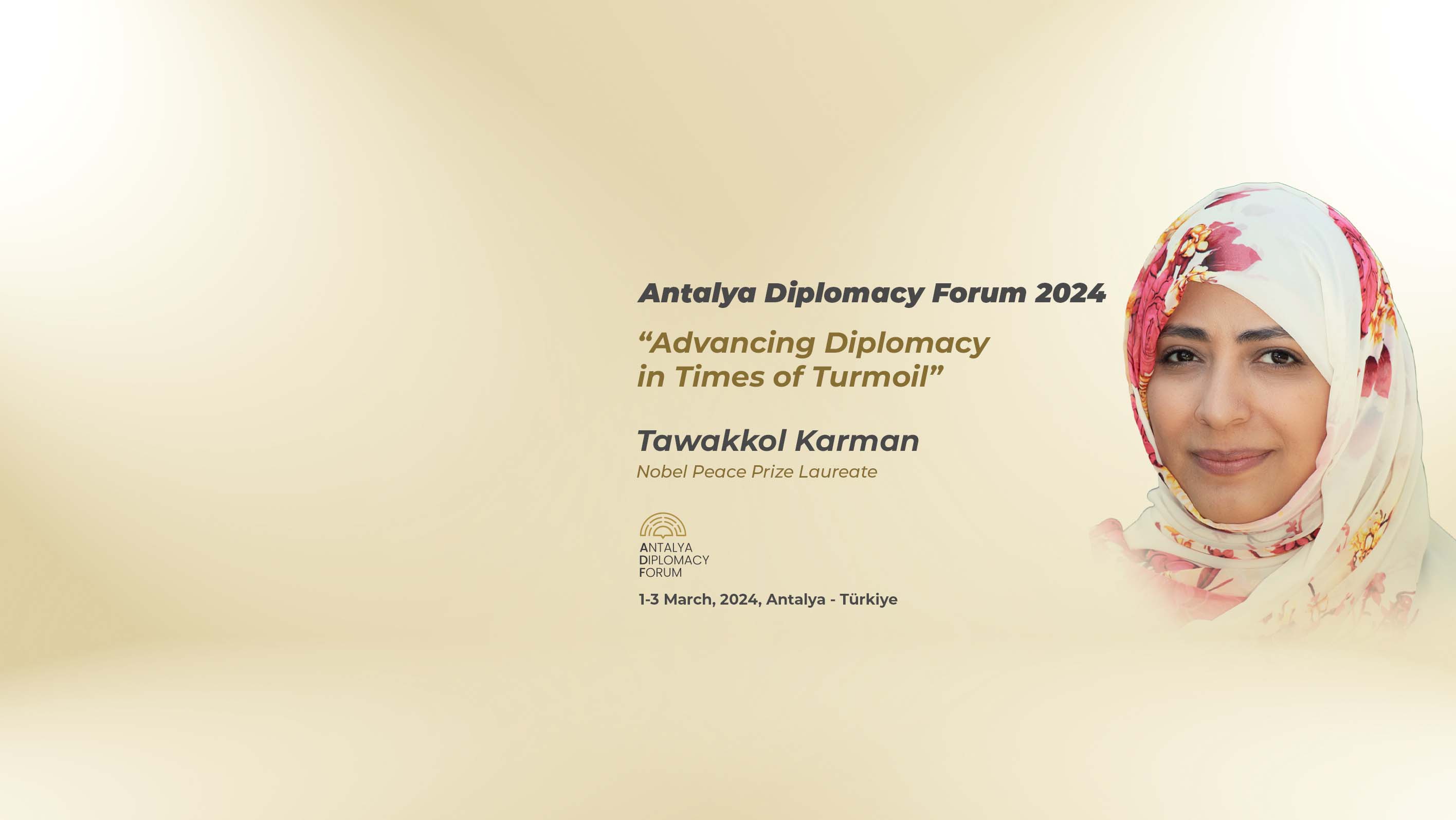 Nobel laureate to join Antalya Diplomacy Forum 2024: Advancing Diplomacy in Turbulent Times